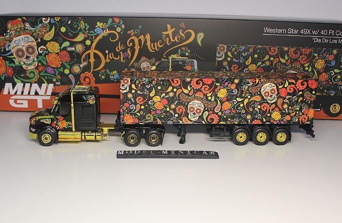 MINI GT 1/64 メルセデスベンツ アクトロス LBWK トレーラー MINI GT 1